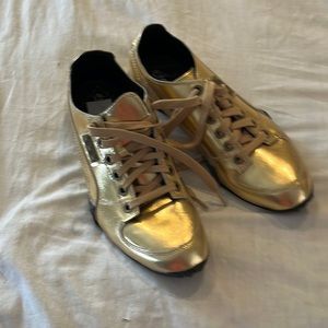 Puma gold sneakers